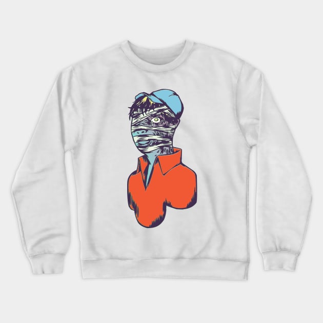 Boy Bandage Crewneck Sweatshirt by ImmortalPink